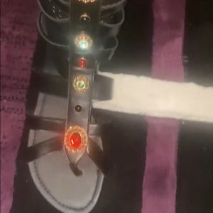 Brand new bejeweled Gladiator sandals